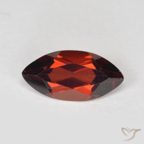 1.21ct 자연스러운 다크 레드 파이로프 석류석, 보석, VVS-VS