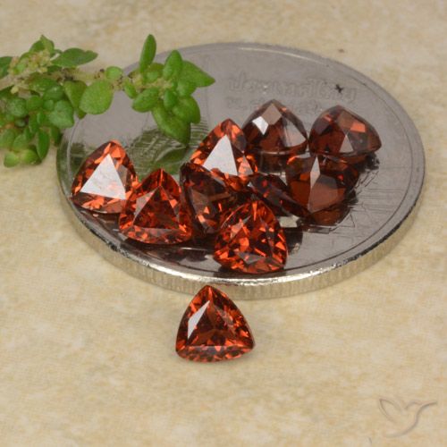 2.89캐럿 천연 스칼렛 레드 파이로프 석류석 보석, 일조, VS