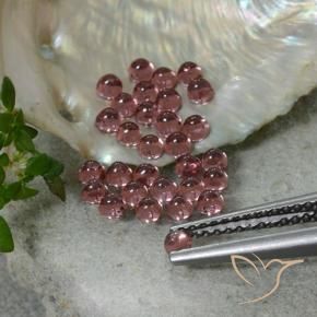 1.99캐럿 천연 스칼렛 레드 톤 파이로프 석류석 보석, 라운드 컷, 투명한