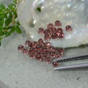 2.10캐럿 천연 딥 레드 파이로프 석류석 보석, 라운드 컷, 투명한