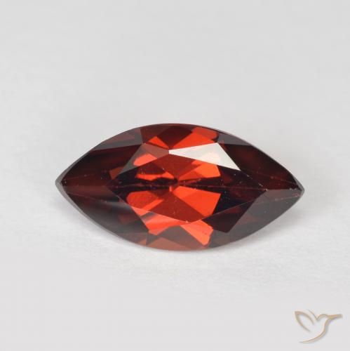 1.34ct 자연스러운 메를로 레드 파이로프 석류석, 보석, VVS-VS