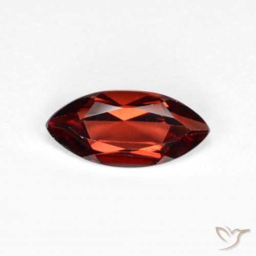1.09ct 자연스러운 메를로 레드 파이로프 석류석, 보석, VVS-VS