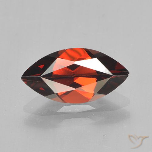 1.84ct 자연스러운 상그리아 레드 파이로프 석류석, 보석, VVS-VS