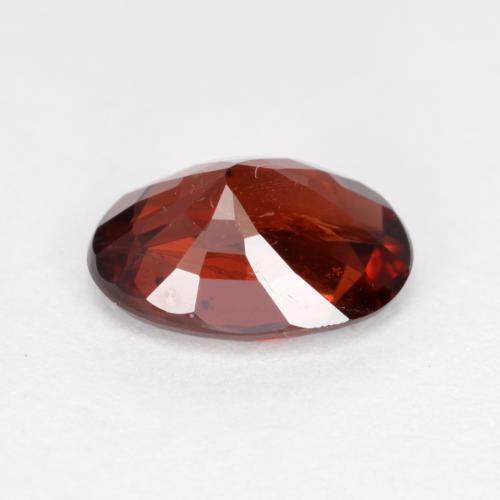 0.95캐럿 천연 미디엄 레드 파이로프 가넷, 타원형 컷, 7×5 mm, VS-SI