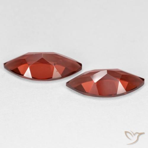 3.99캐럿 천연 커런트 레드 파이로프 석류석 보석, 보석, VVS