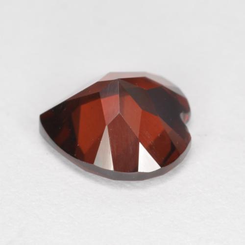 2.06캐럿 천연 미디엄 레드 파이로프 가넷, 하트 모양, 8×8 mm, VVS-VS