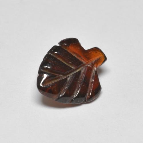 1.42캐럿 천연 다크 레드 파이로프 가넷, 멋진 모양, 9.6×7.6 mm, 투명한