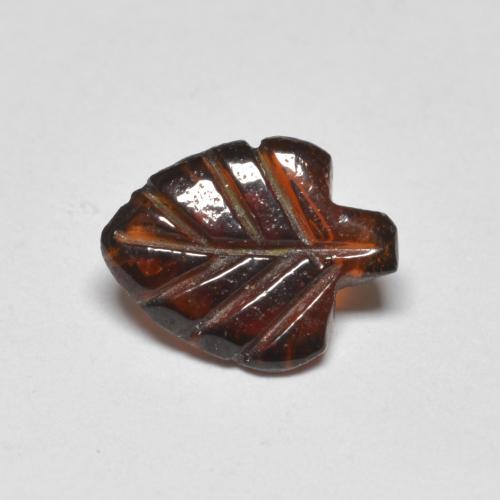 1.42캐럿 천연 다크 레드 파이로프 가넷, 멋진 모양, 9.6×7.6 mm, 투명한