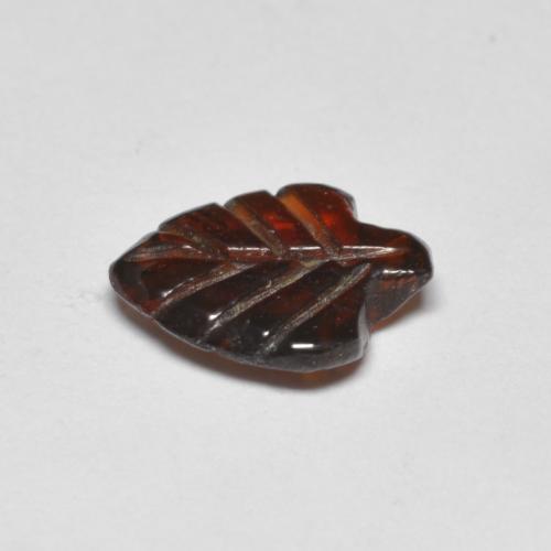 1.42캐럿 천연 다크 레드 파이로프 가넷, 멋진 모양, 9.6×7.6 mm, 투명한