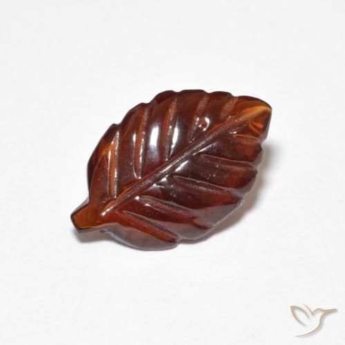 2.28ct 자연스러운 붉은 오렌지 파이로프 석류석, 팬시한, 투명한