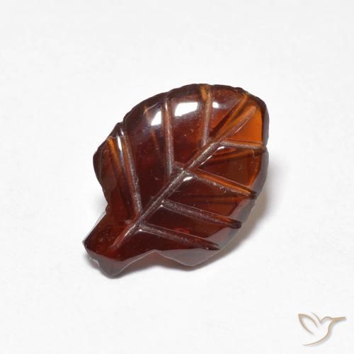 1.96ct 자연스러운 다크 오렌지 파이로프 석류석, 팬시한, 투명한