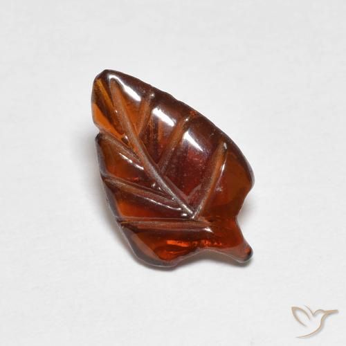 1.97ct 자연스러운 다크 오렌지 파이로프 석류석, 팬시한, 투명한