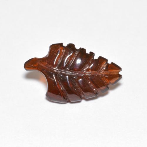 2.45캐럿 천연 붉은빛 오렌지 파이로프 가넷, 멋진 모양, 13.5×8.2 mm, 투명한