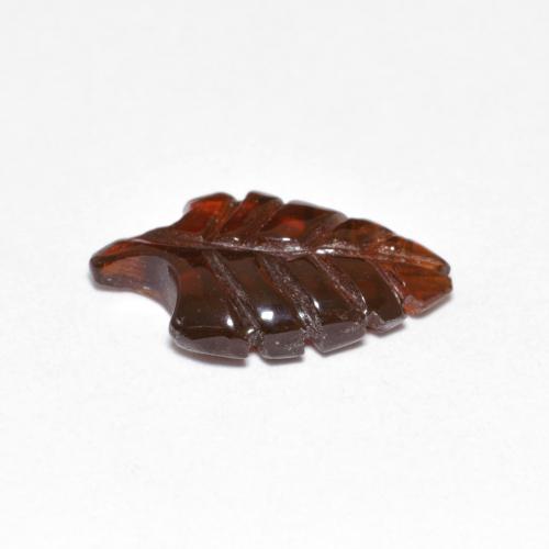 2.45캐럿 천연 붉은빛 오렌지 파이로프 가넷, 멋진 모양, 13.5×8.2 mm, 투명한