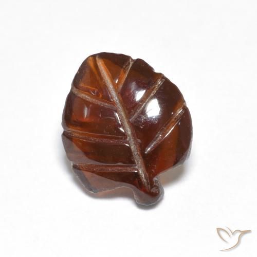 2.17ct 자연스러운 다크 오렌지 파이로프 석류석, 팬시한, 투명한