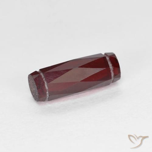 1.49ct 자연스러운 딥 블러드 레드 파이로프 석류석, 팬시한, VS
