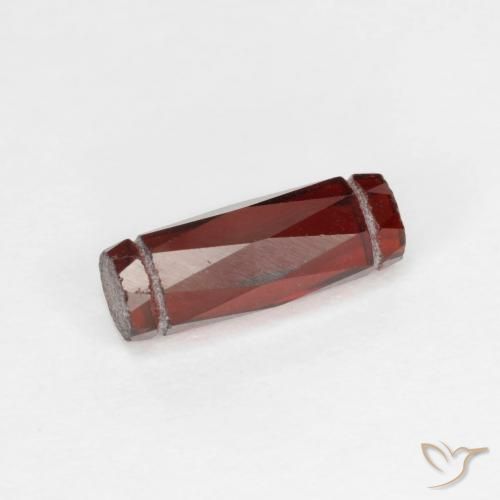 1.38ct 자연스러운 딥 레드 파이로프 석류석, 팬시한, VS