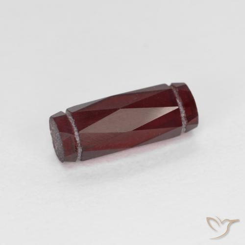 1.56ct 자연스러운 딥 레드 파이로프 석류석, 팬시한, VS