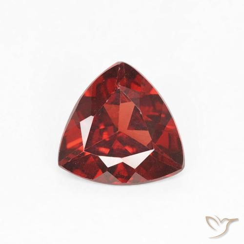0.68ct 자연스러운 상그리아 레드 파이로프 석류석, 일조, VVS-VS