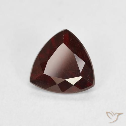 0.91ct 자연스러운 상그리아 레드 파이로프 석류석, 일조, VS