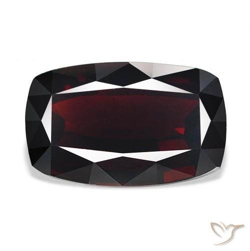 18.58ct 검붉은색 파이로프 석류석, 방석, VVS