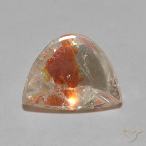 5.59ct 자연스러운 다색 마르카사이트가 함유된 석영, 팬시한, 투명한