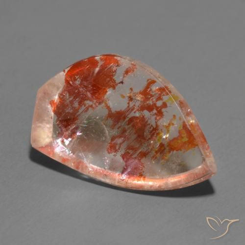 13.13ct 자연스러운 다색 마르카사이트가 함유된 석영, 팬시한, 투명한