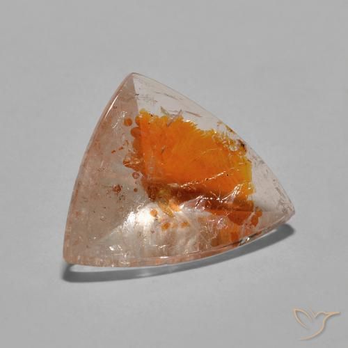 6.50캐럿 천연 다색 마르카사이트가 함유된 석영, 일조, 투명한