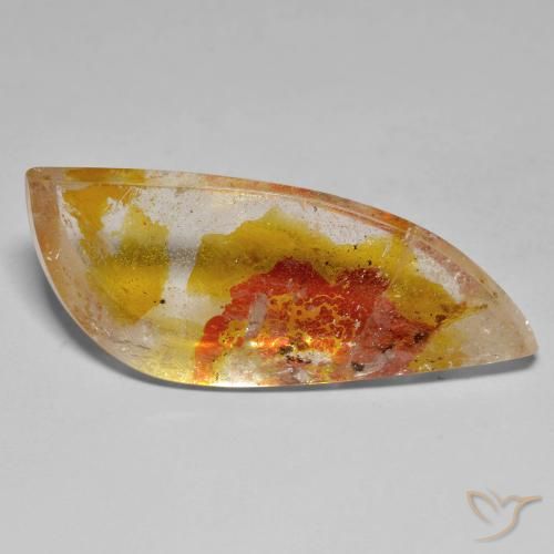 33.53ct 자연스러운 다색 마르카사이트가 함유된 석영, 팬시한, 투명한