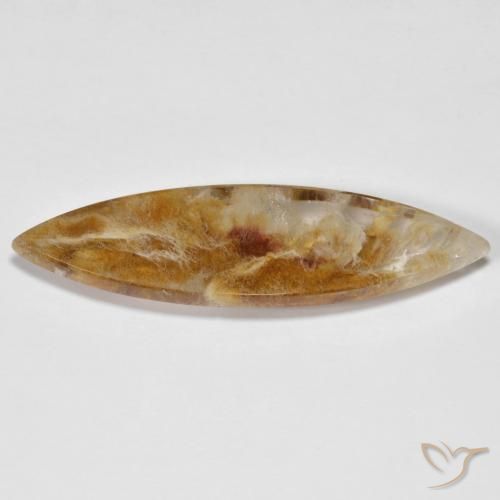 19.87ct 자연스러운 다색 마르카사이트가 함유된 석영, 보석, 투명한