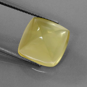 7.78캐럿 천연 레몬 쿼츠, 투명한, 13×12.7 mm, 투명/반투명