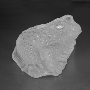 539.64캐럿 천연 화이트 쿼츠, 투명한, 58.2×57.9 mm, 투명/반투명