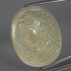 45.60캐럿 천연 레몬 쿼츠, 멋진 모양, 30.9×25.7 mm, 투명한