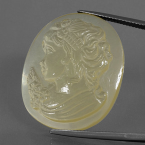 45.60캐럿 천연 레몬 쿼츠, 멋진 모양, 30.9×25.7 mm, 투명한