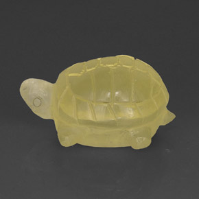26.98캐럿 천연 레몬 쿼츠, 투명한, 23.2×17.8 mm, 투명/반투명