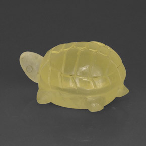 26.98캐럿 천연 레몬 쿼츠, 투명한, 23.2×17.8 mm, 투명/반투명
