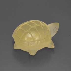26.47캐럿 천연 레몬 쿼츠, 투명한, 23.3×17.5 mm, 투명/반투명