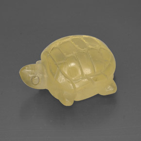 26.47캐럿 천연 레몬 쿼츠, 투명한, 23.3×17.5 mm, 투명/반투명