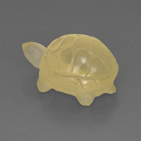 18.65캐럿 천연 레몬 쿼츠, 투명한, 20.9×13.8 mm, 투명/반투명