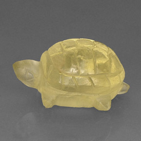 15.82캐럿 천연 레몬 쿼츠, 투명한, 19.4×13.8 mm, 투명/반투명