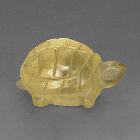 15.82캐럿 천연 레몬 쿼츠, 투명한, 19.4×13.8 mm, 투명/반투명