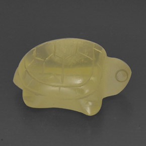 24.91캐럿 천연 레몬 쿼츠, 투명한, 22×18.6 mm, 투명/반투명