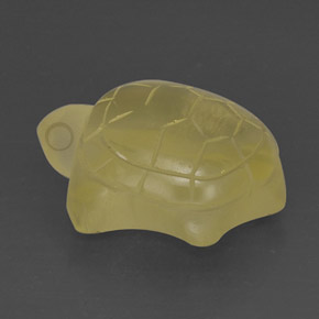 24.91캐럿 천연 레몬 쿼츠, 투명한, 22×18.6 mm, 투명/반투명