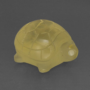 25.06캐럿 천연 레몬 쿼츠, 투명한, 21×16.7 mm, 투명/반투명