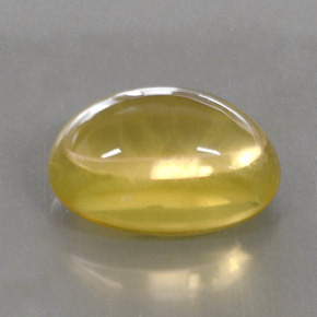 27.87캐럿 천연 레몬 쿼츠, 타원형 컷, 22.2×15.5 mm, 투명한