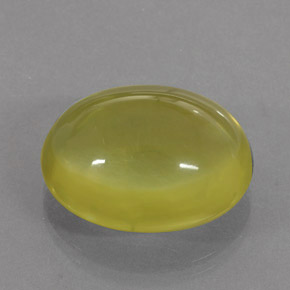 17.12캐럿 천연 레몬 쿼츠, 투명한, 18.7×15.1 mm, 투명/반투명