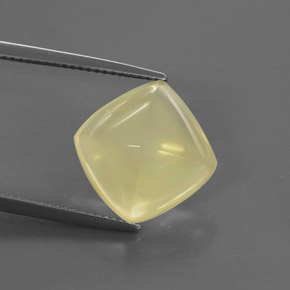 8.21캐럿 천연 레몬 쿼츠, 투명한, 13×12.8 mm, 투명/반투명