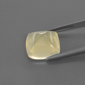 7.36캐럿 천연 레몬 쿼츠, 투명한, 12.5×12.4 mm, 투명/반투명