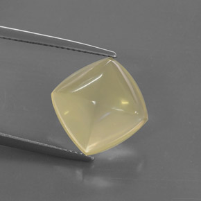 8.78캐럿 천연 레몬 쿼츠, 투명한, 12.9×12.7 mm, 투명/반투명
