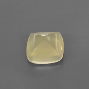 8.78캐럿 천연 레몬 쿼츠, 투명한, 12.9×12.7 mm, 투명/반투명